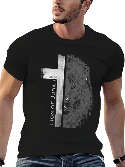 Lion of Judah Black Graphic Tee