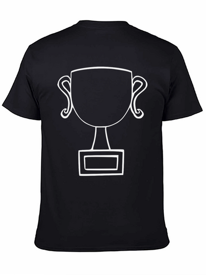 Trophy Graphic Tee - Black Cotton Blend