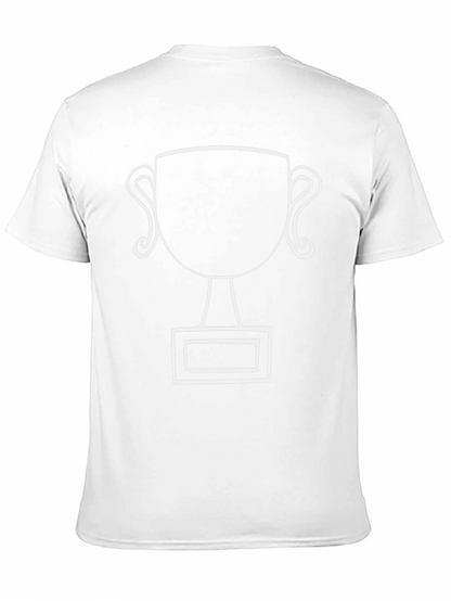 Trophy Graphic Tee - Black Cotton Blend