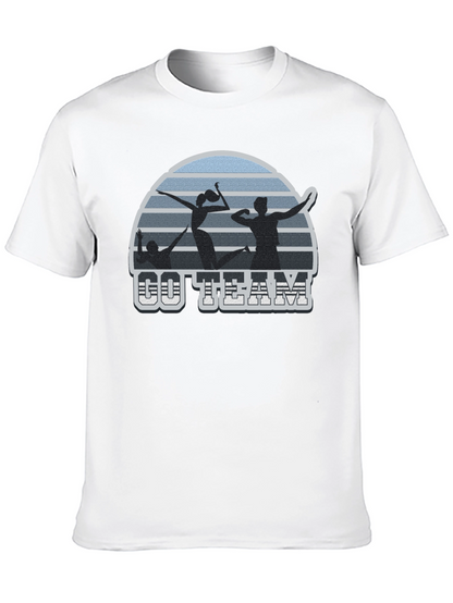 Volleyball T-Shirt Go Team Black Tee