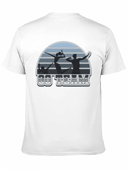 Volleyball T-Shirt Go Team Black Tee