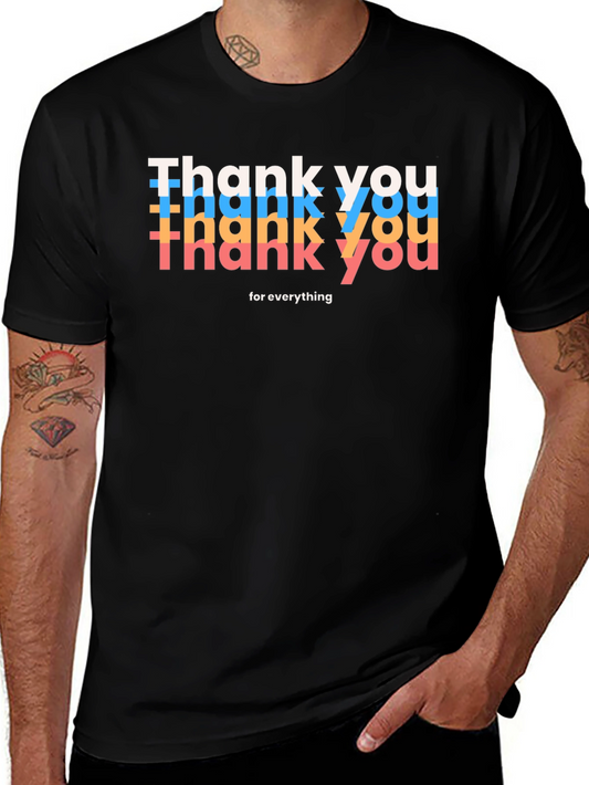 Thank You Graphic T-Shirt - Express Gratitude