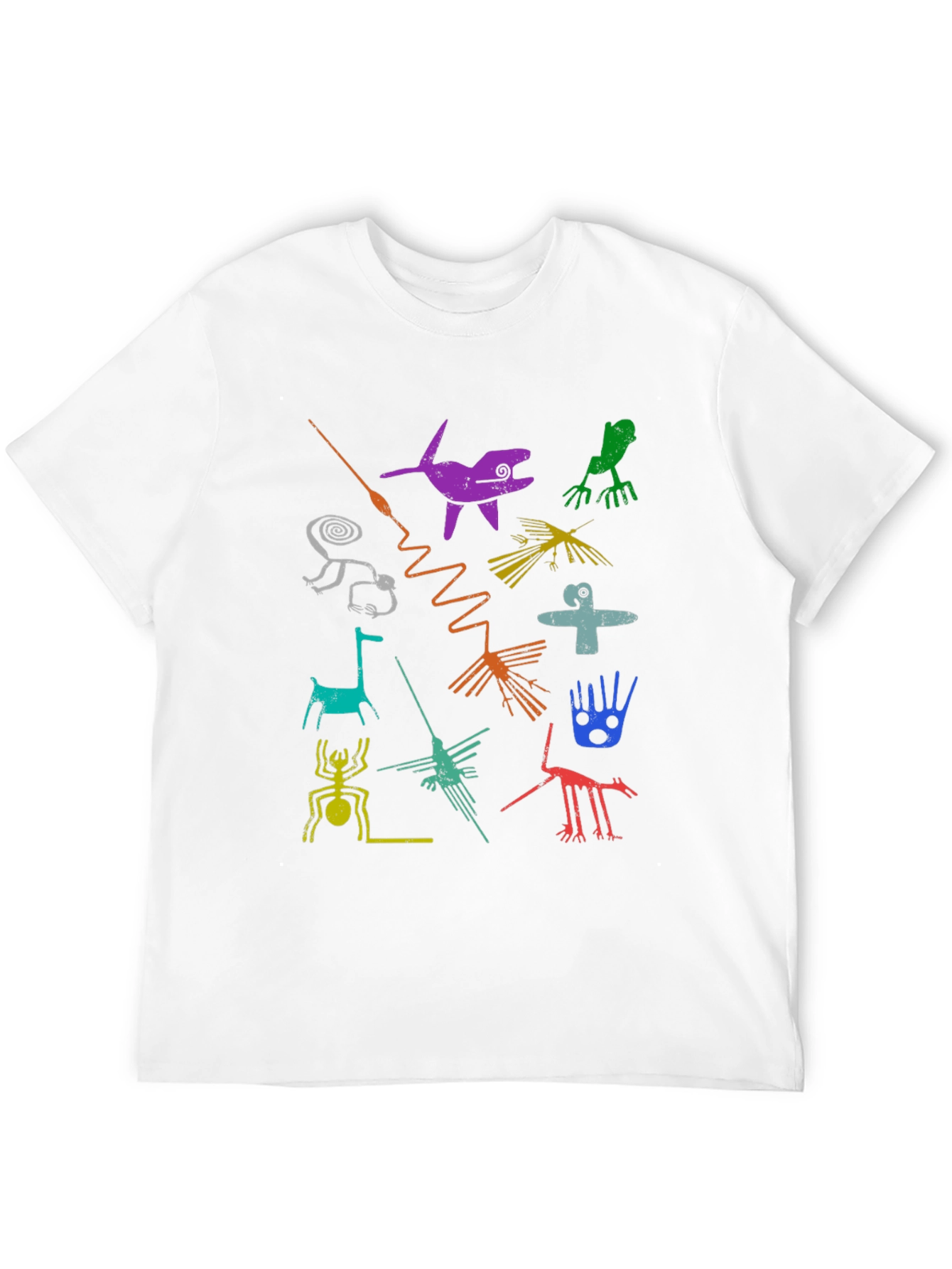 Nazca Lines Graphic Tee - Unique Design