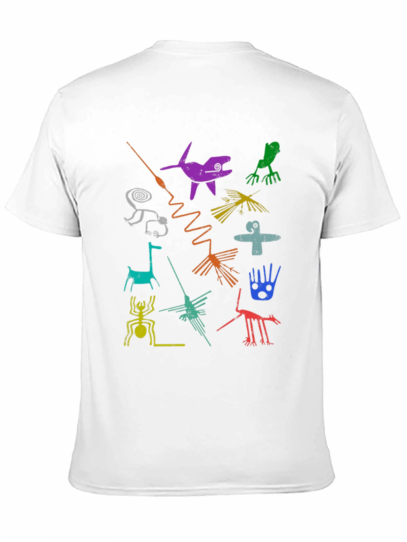 Nazca Lines Graphic Tee - Unique Design