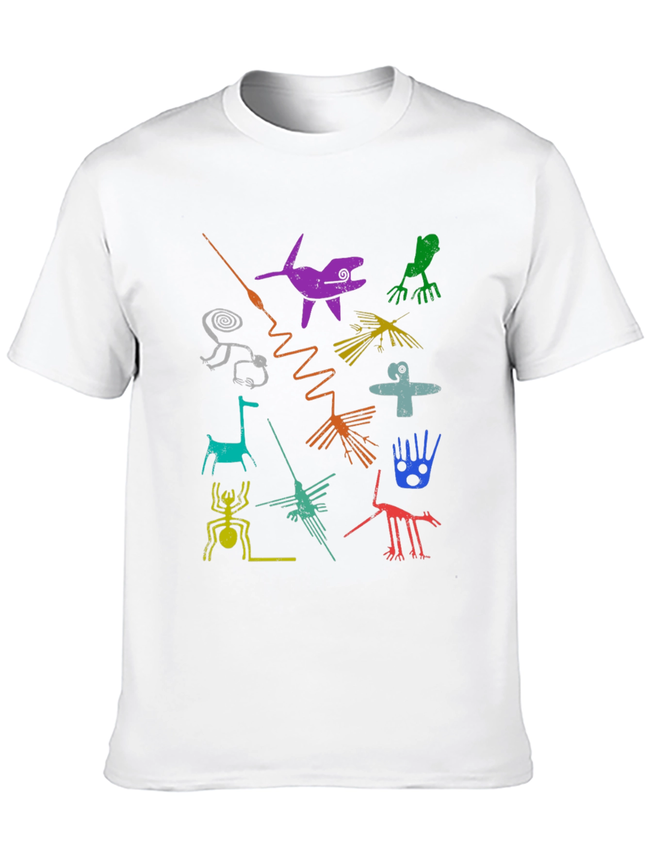 Nazca Lines Graphic Tee - Unique Design