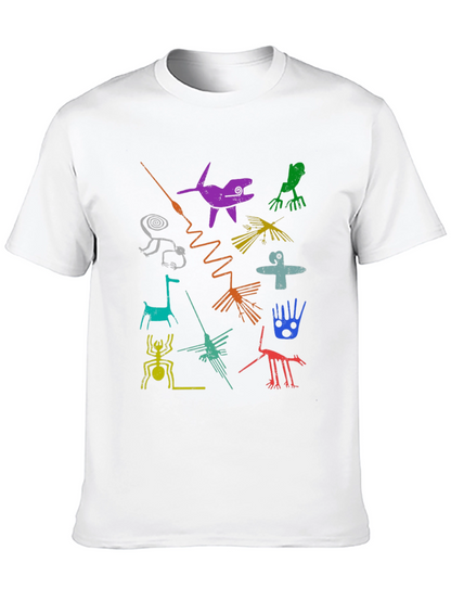 Nazca Lines Graphic Tee - Unique Design