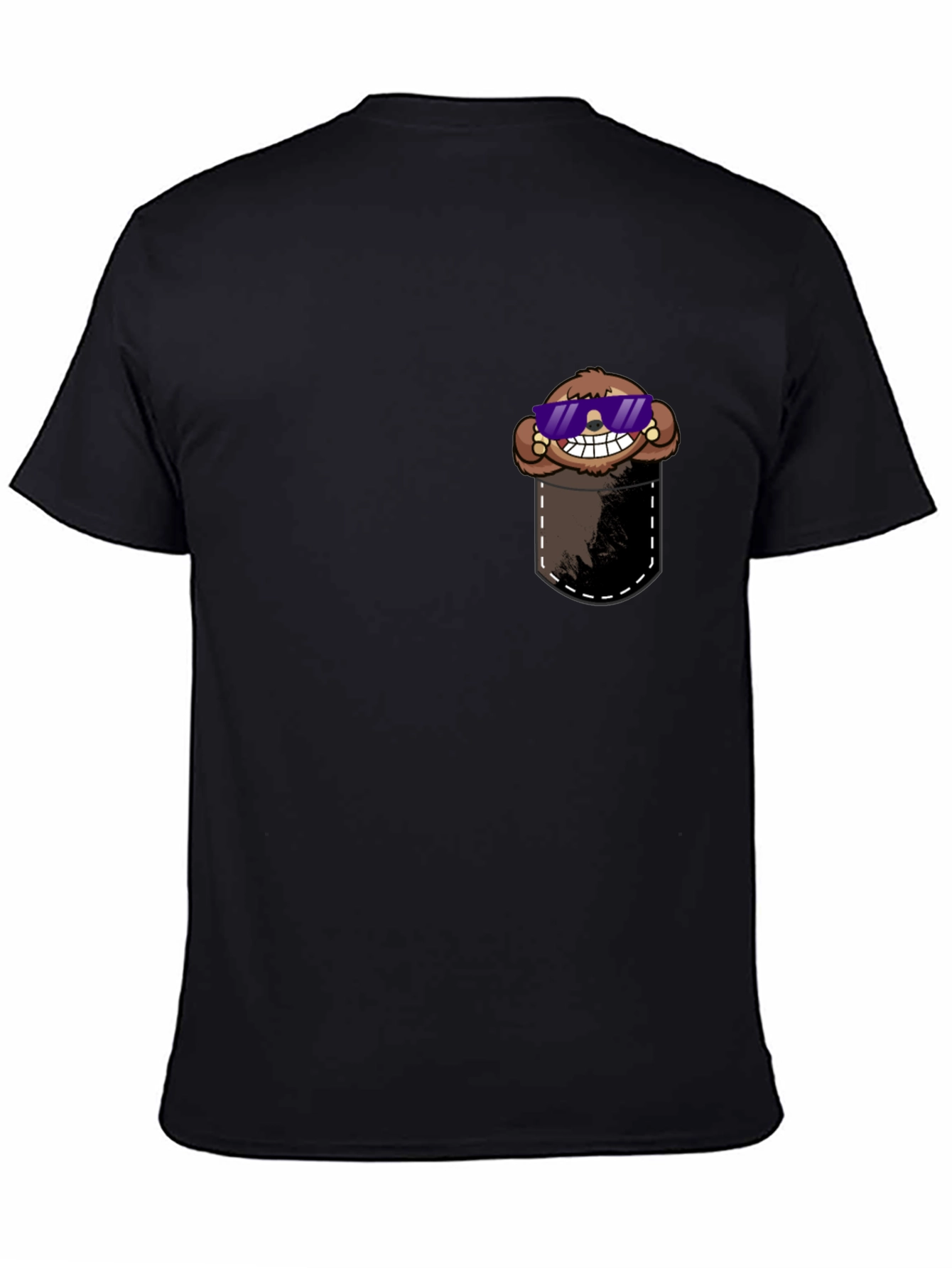 Cool Sloth Pocket Tee - Comfy Graphic T-Shirt
