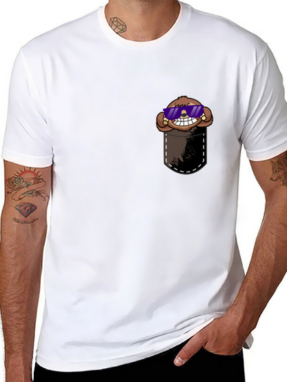 Cool Sloth Pocket Tee - Comfy Graphic T-Shirt