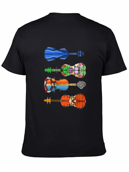 Funky Guitar Tee - Unique Design T-Shirt
