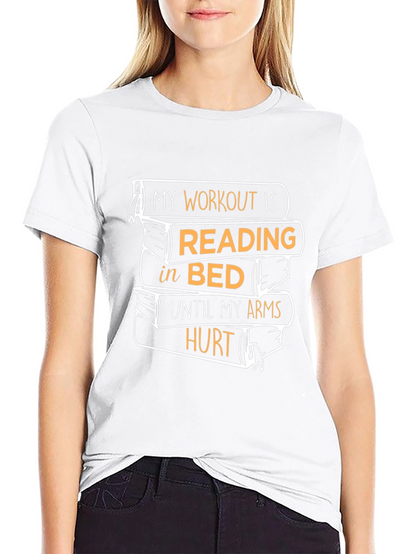 Reading Workout T-Shirt - Funny Book Lover Tee