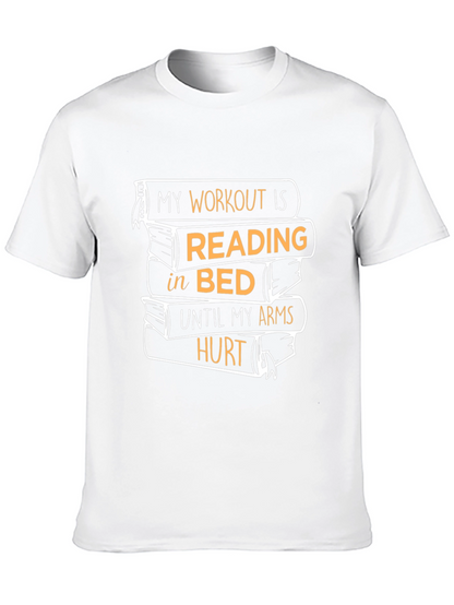 Reading Workout T-Shirt - Funny Book Lover Tee