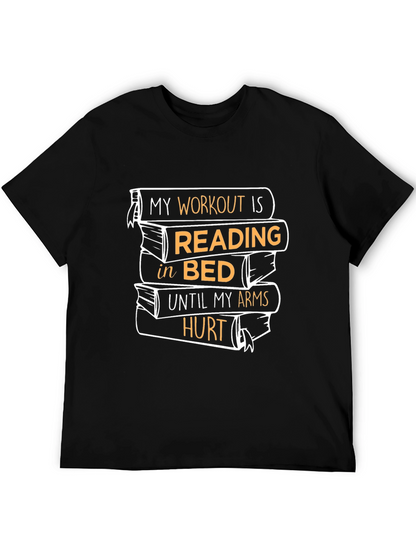 Reading Workout T-Shirt - Funny Book Lover Tee