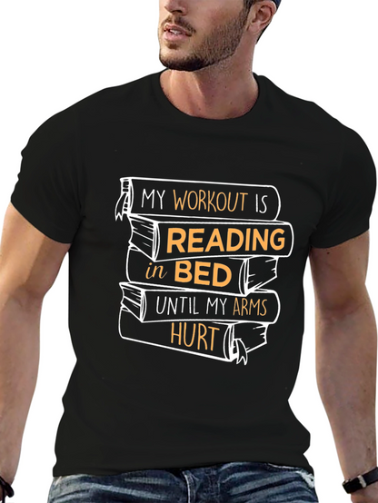 Reading Workout T-Shirt - Funny Book Lover Tee