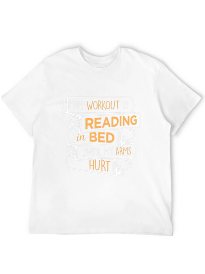 Reading Workout T-Shirt - Funny Book Lover Tee
