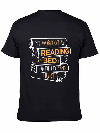 Reading Workout T-Shirt - Funny Book Lover Tee