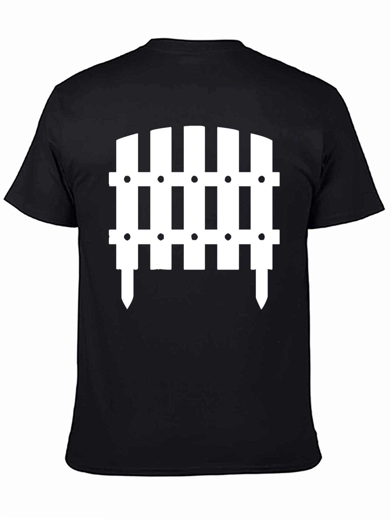 Fence Graphic T-Shirt - Novelty Tee