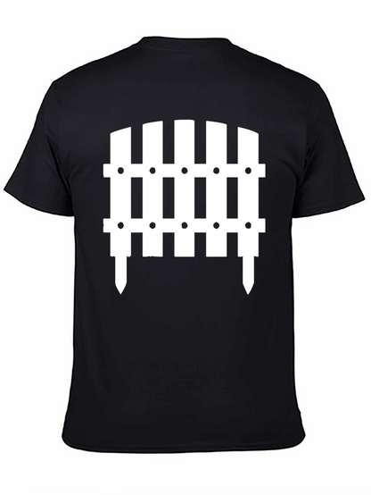 Fence Graphic T-Shirt - Novelty Tee