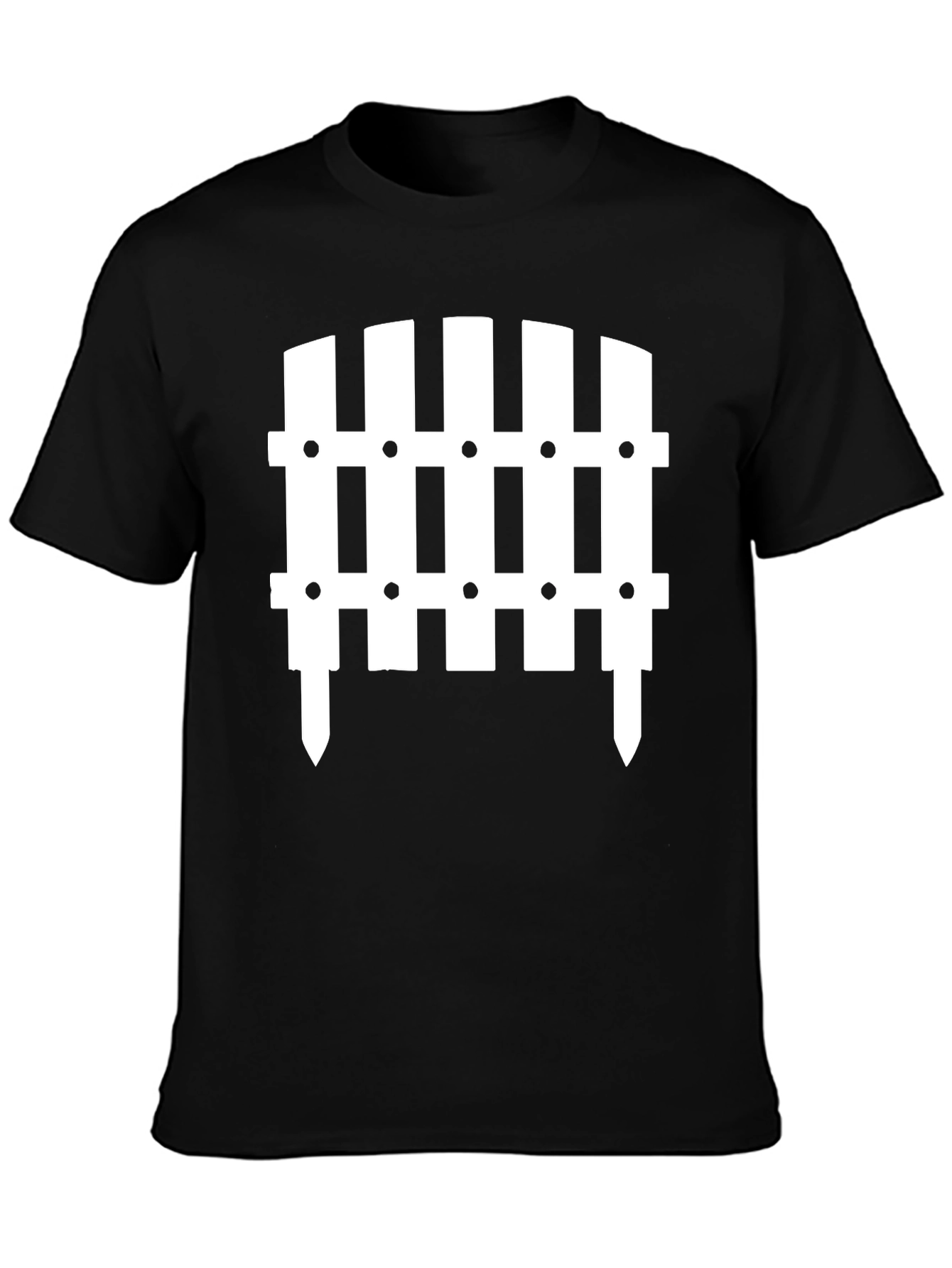 Fence Graphic T-Shirt - Novelty Tee
