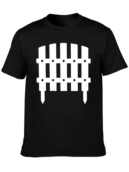 Fence Graphic T-Shirt - Novelty Tee