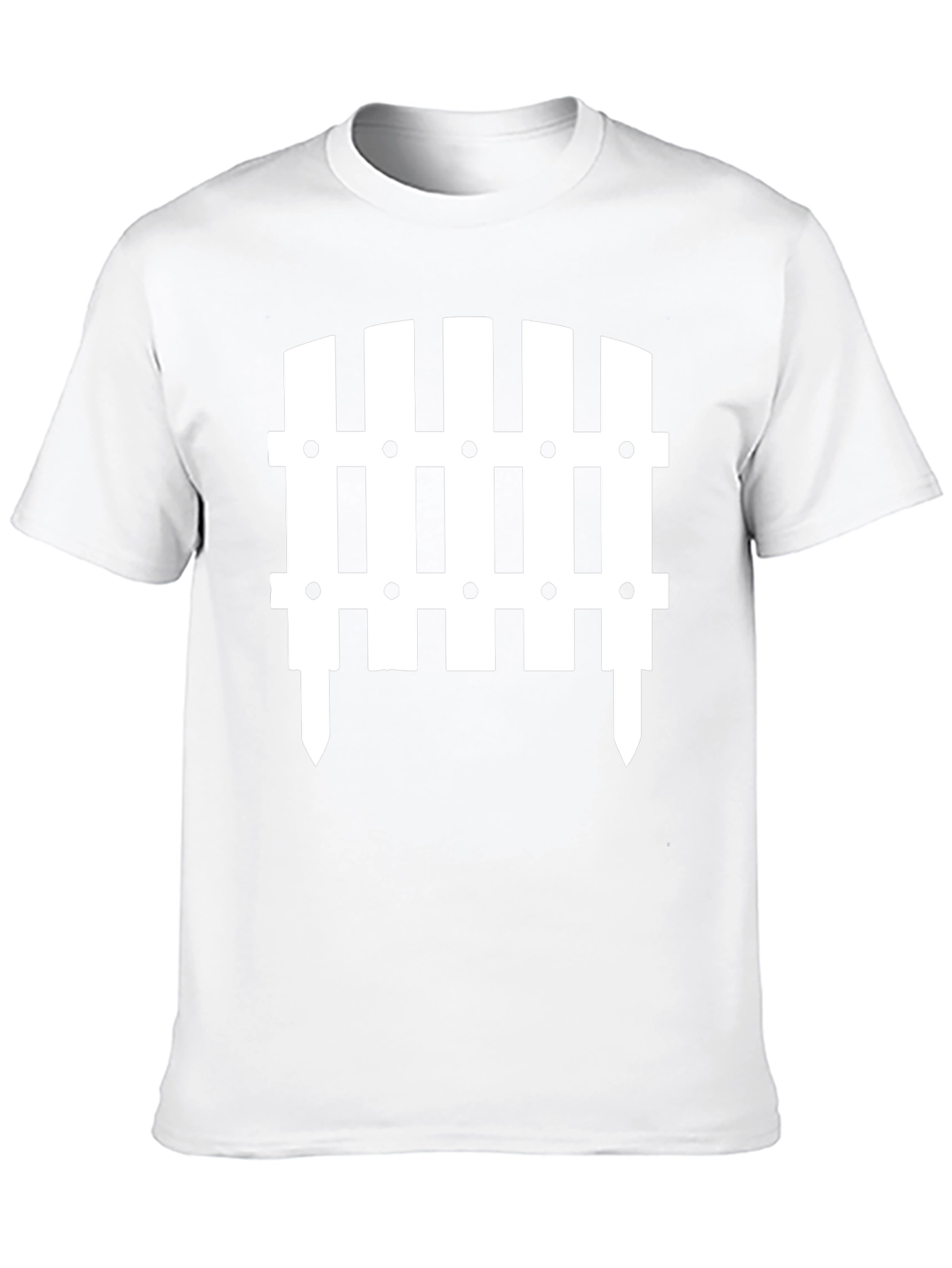 Fence Graphic T-Shirt - Novelty Tee