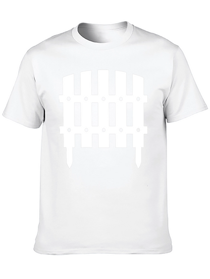Fence Graphic T-Shirt - Novelty Tee