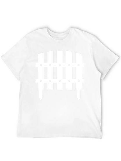 Fence Graphic T-Shirt - Novelty Tee