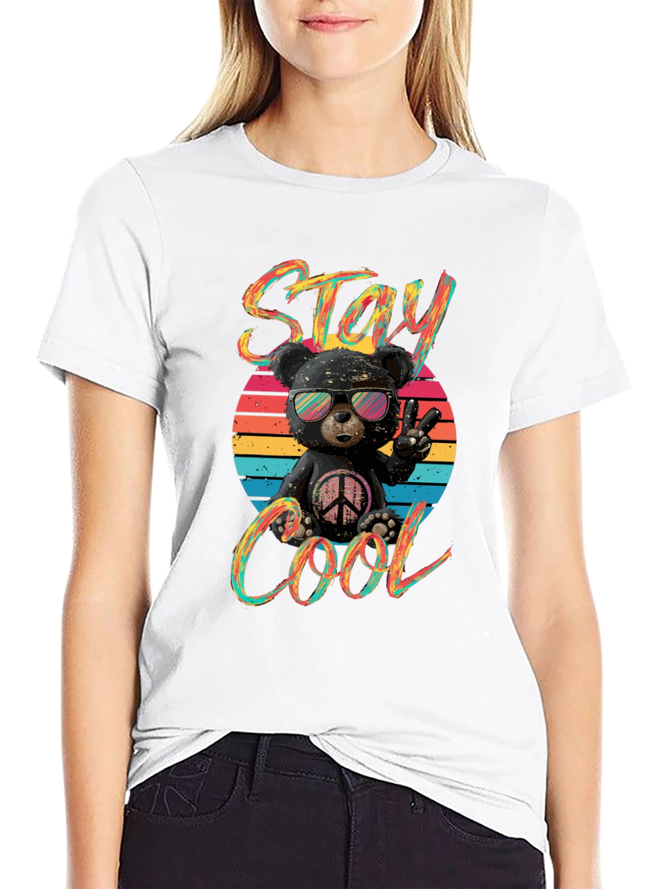 Stay Cool Bear Graphic Tee