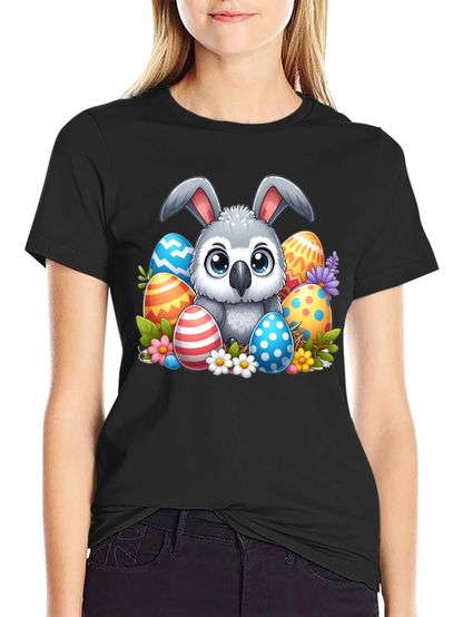 Cute Easter Owl Bunny T-Shirt