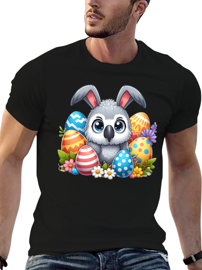 Cute Easter Owl Bunny T-Shirt