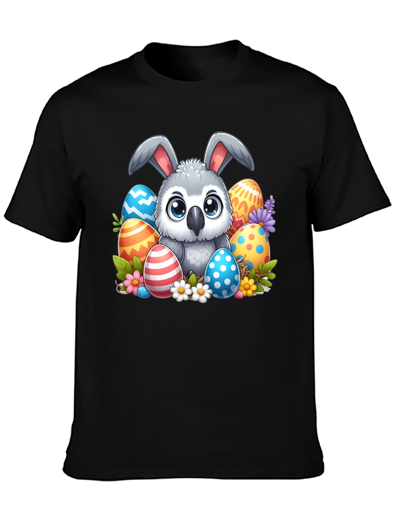 Cute Easter Owl Bunny T-Shirt