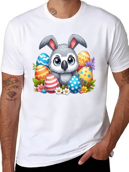 Cute Easter Owl Bunny T-Shirt