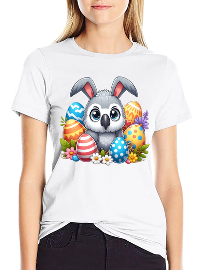 Cute Easter Owl Bunny T-Shirt