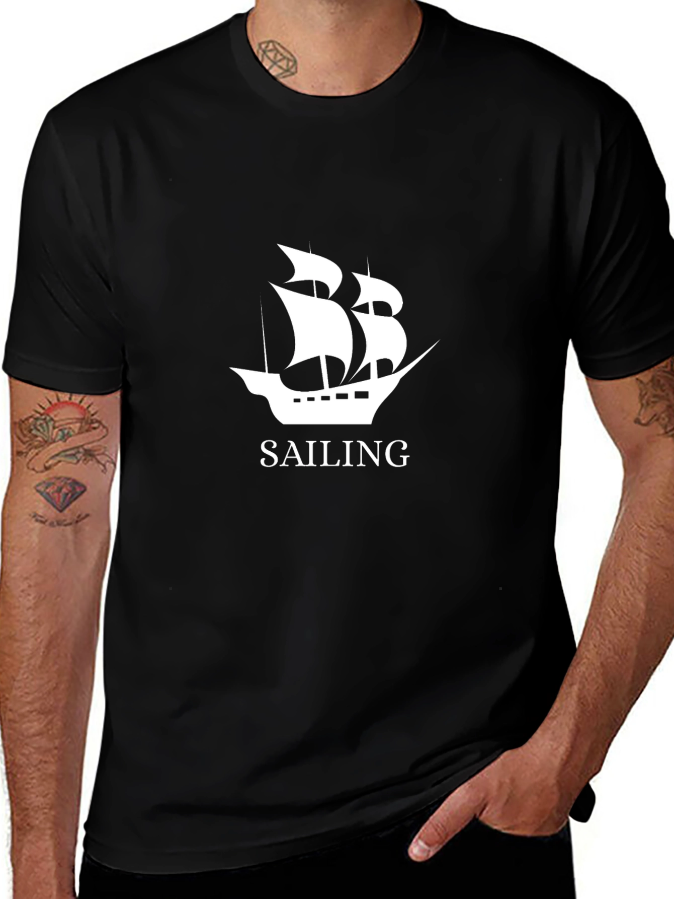 Sailing Graphic T-Shirt - Classic Design
