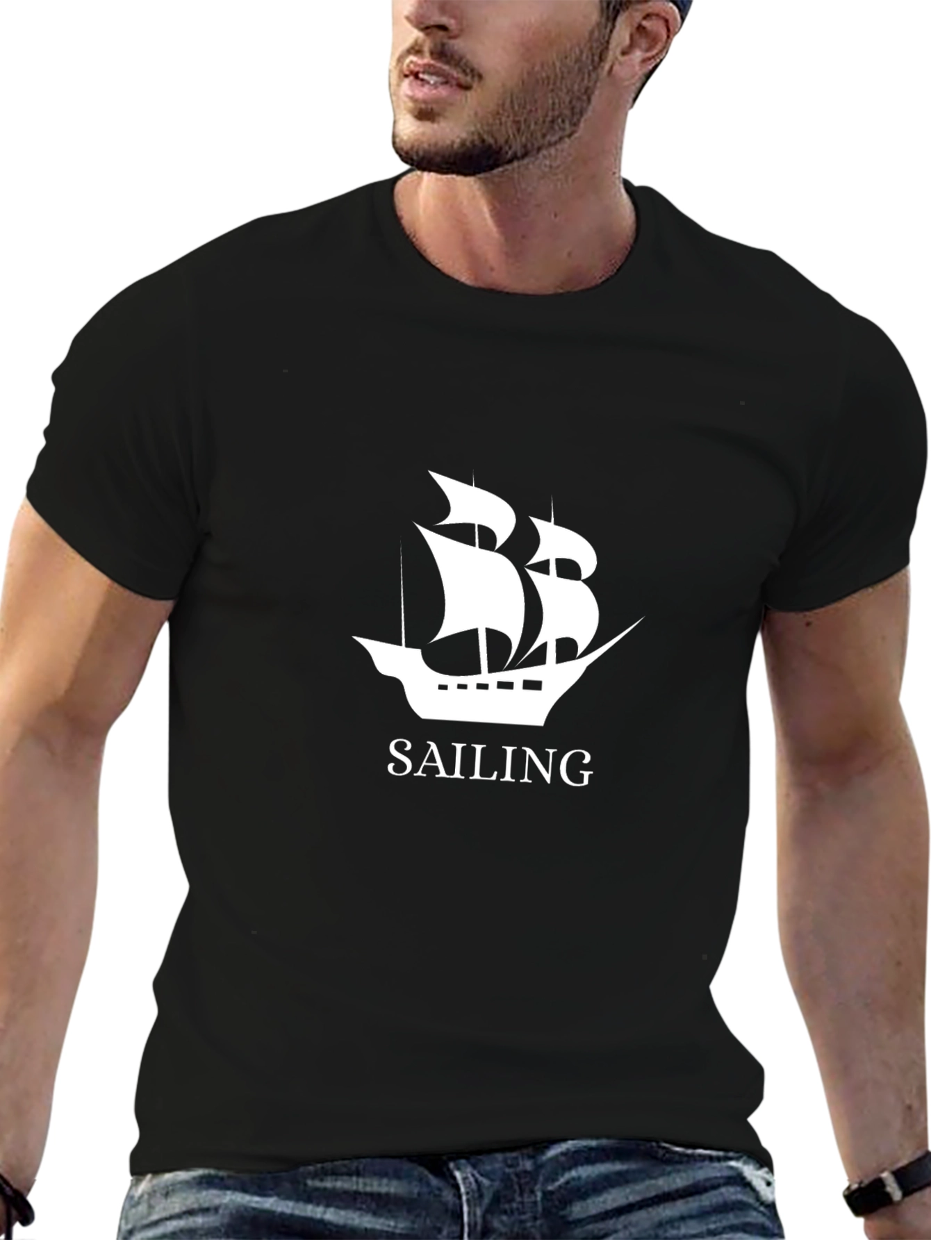Sailing Graphic T-Shirt - Classic Design