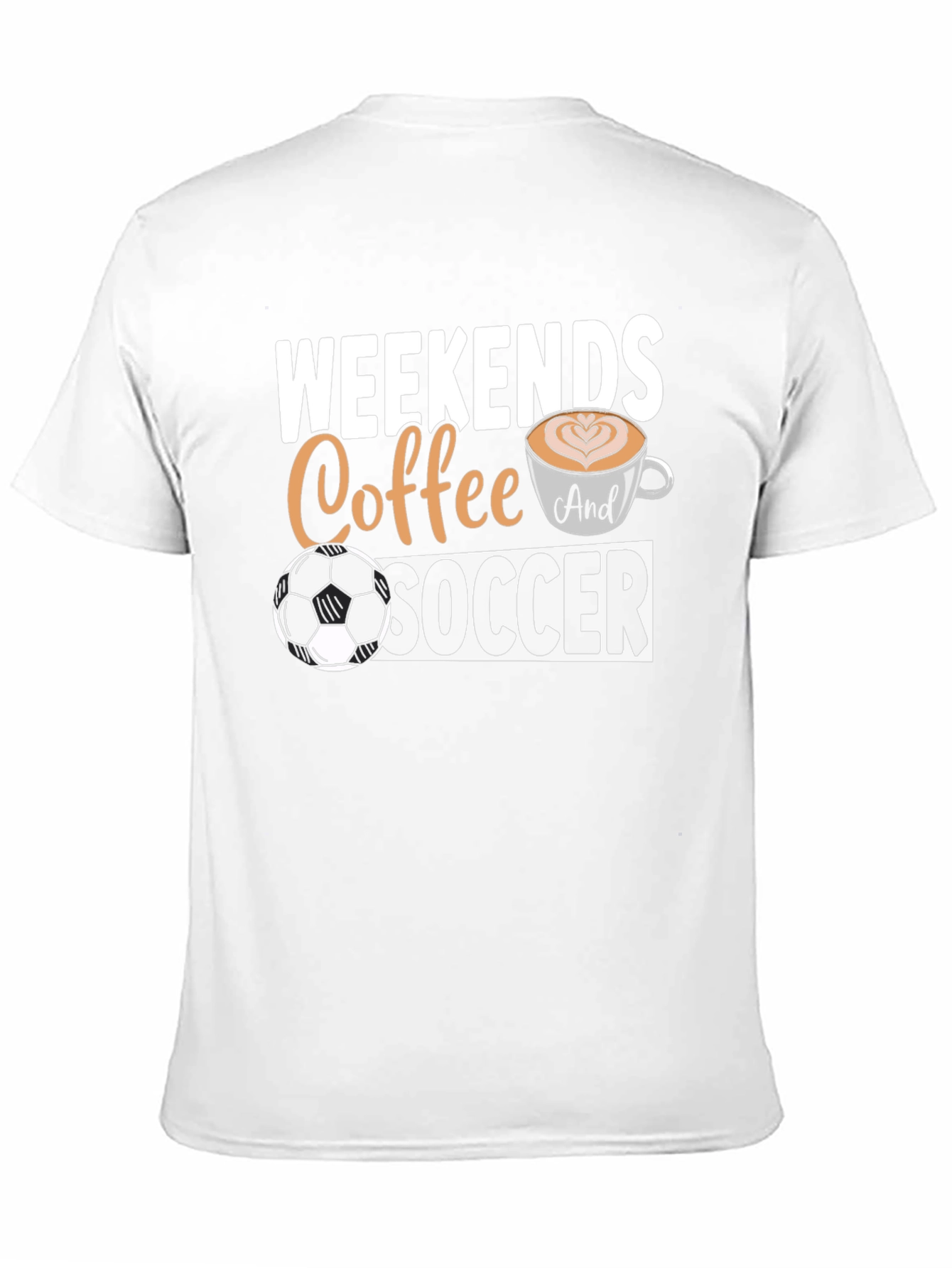 Weekends Coffee and Soccer Graphic T-Shirt