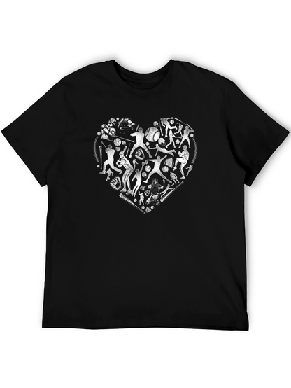 Baseball Heart Graphic Tee