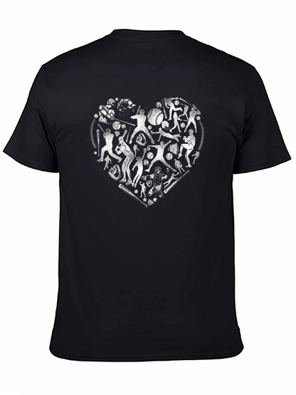 Baseball Heart Graphic Tee