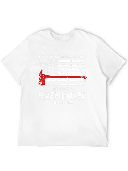 Firefighter Never Ends Graphic Tee