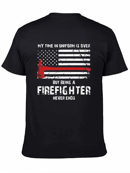 Firefighter Never Ends Graphic Tee