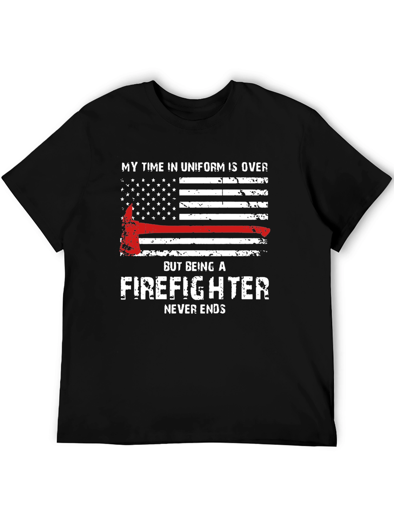 Firefighter Never Ends Graphic Tee