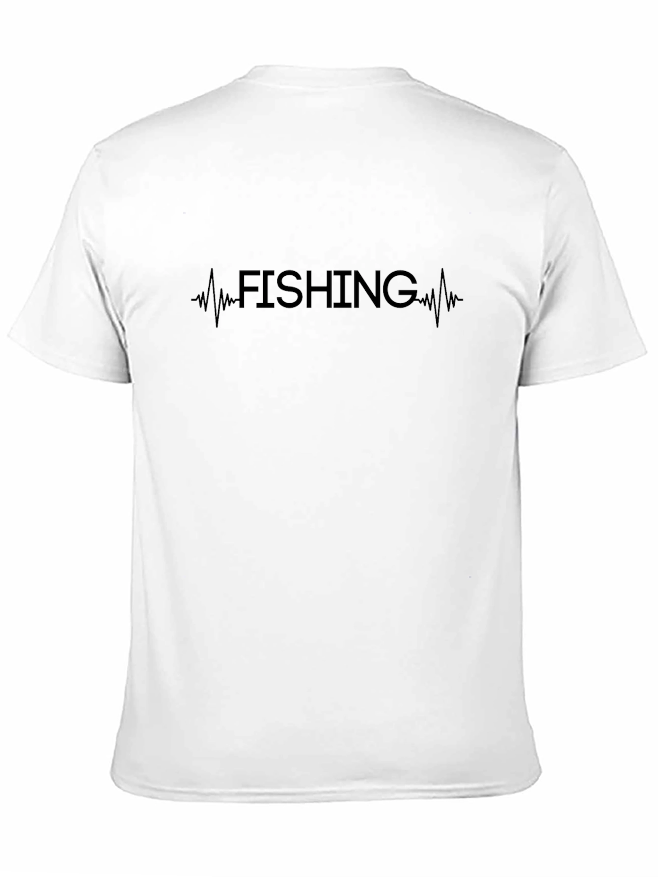 Fishing Heartbeat T-Shirt - Mens Graphic Tee