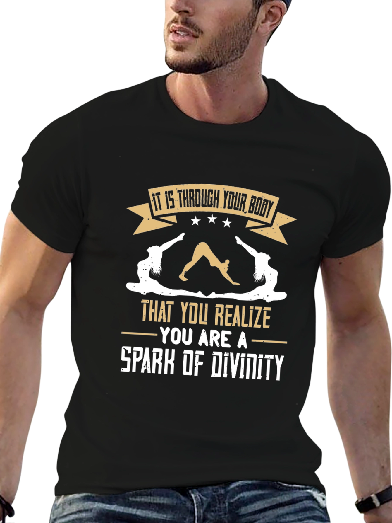 Yoga Spark of Divinity Graphic Tee