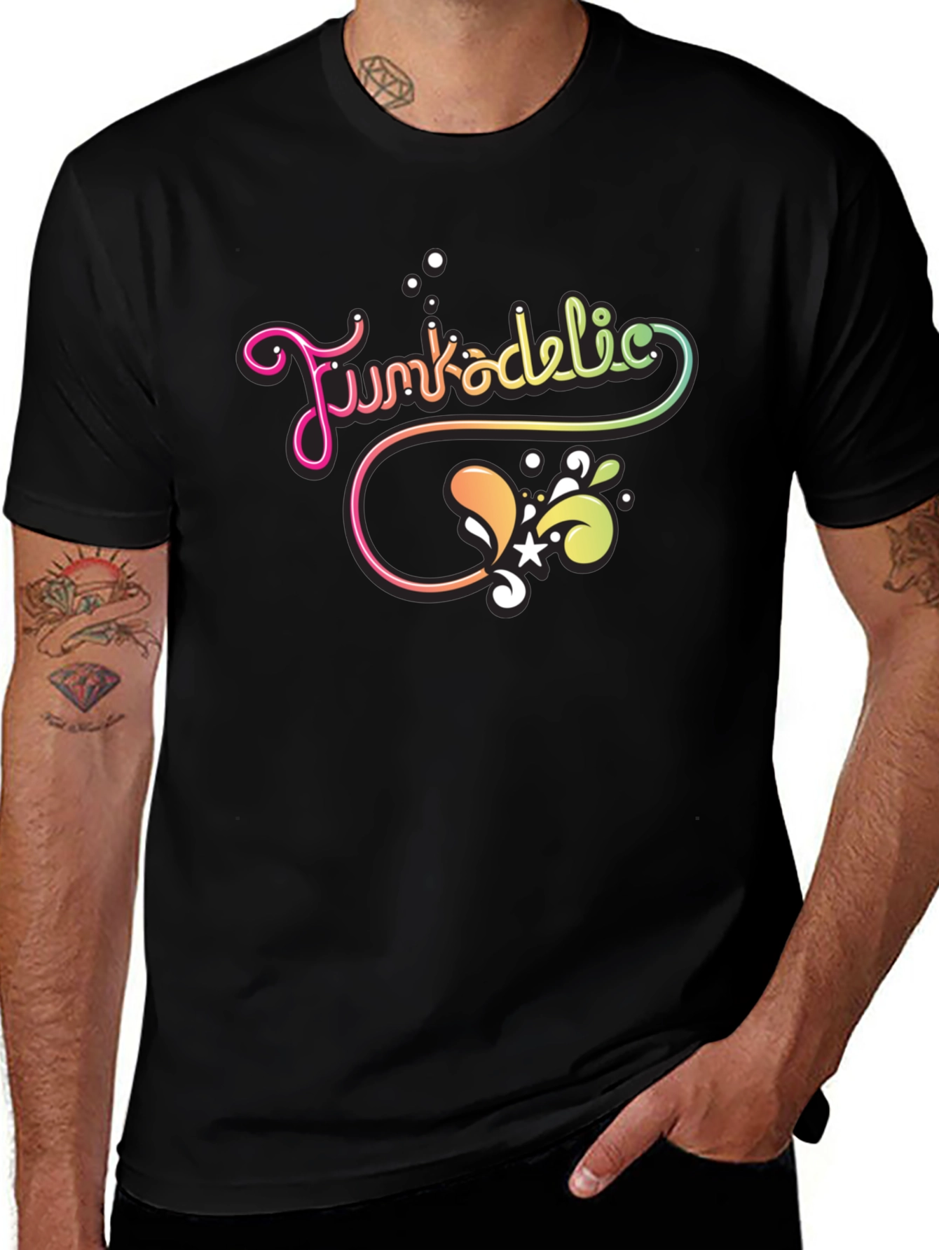 Funkadelic Graphic Tee - Black Cotton T-Shirt