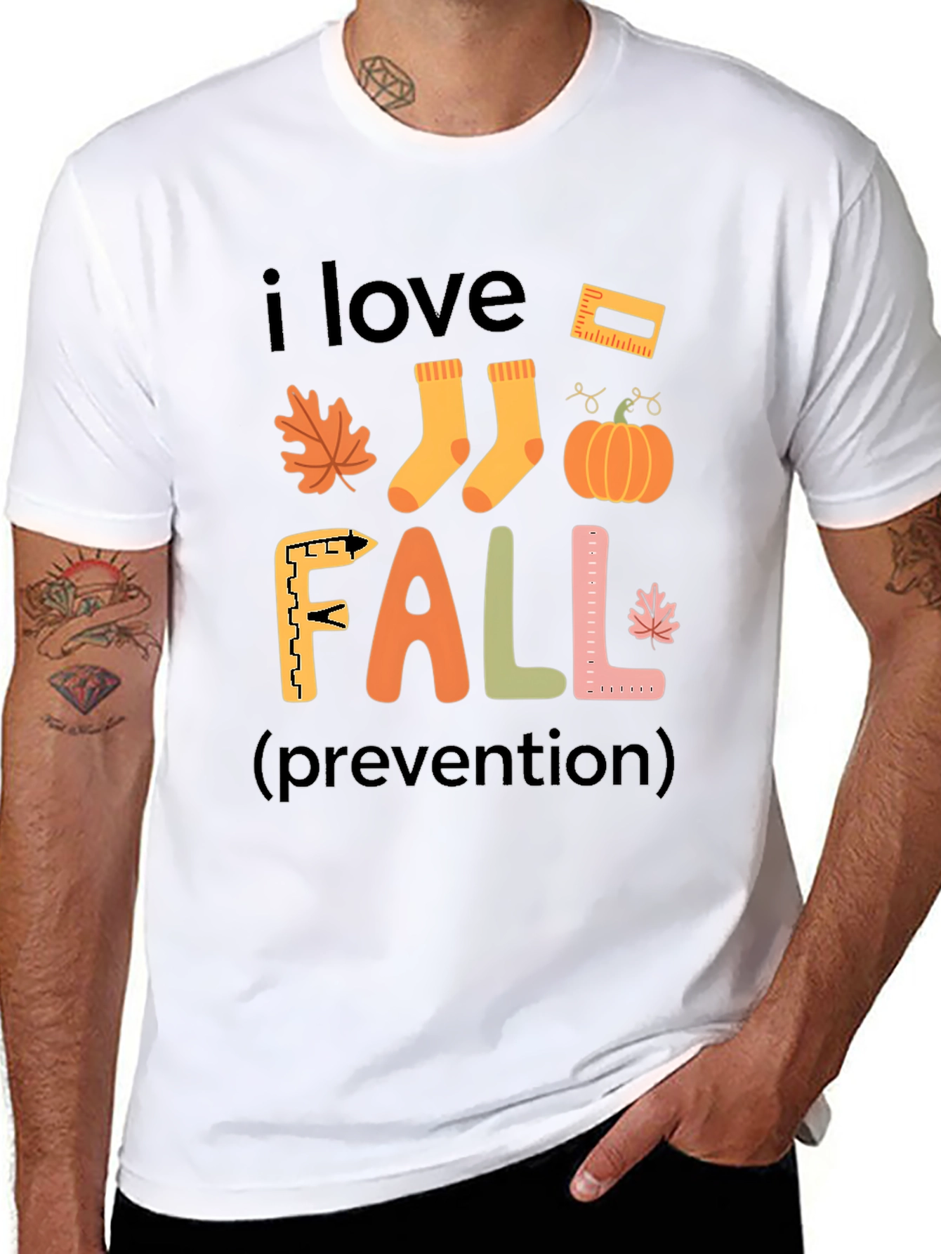 I Love Fall Prevention T-Shirt