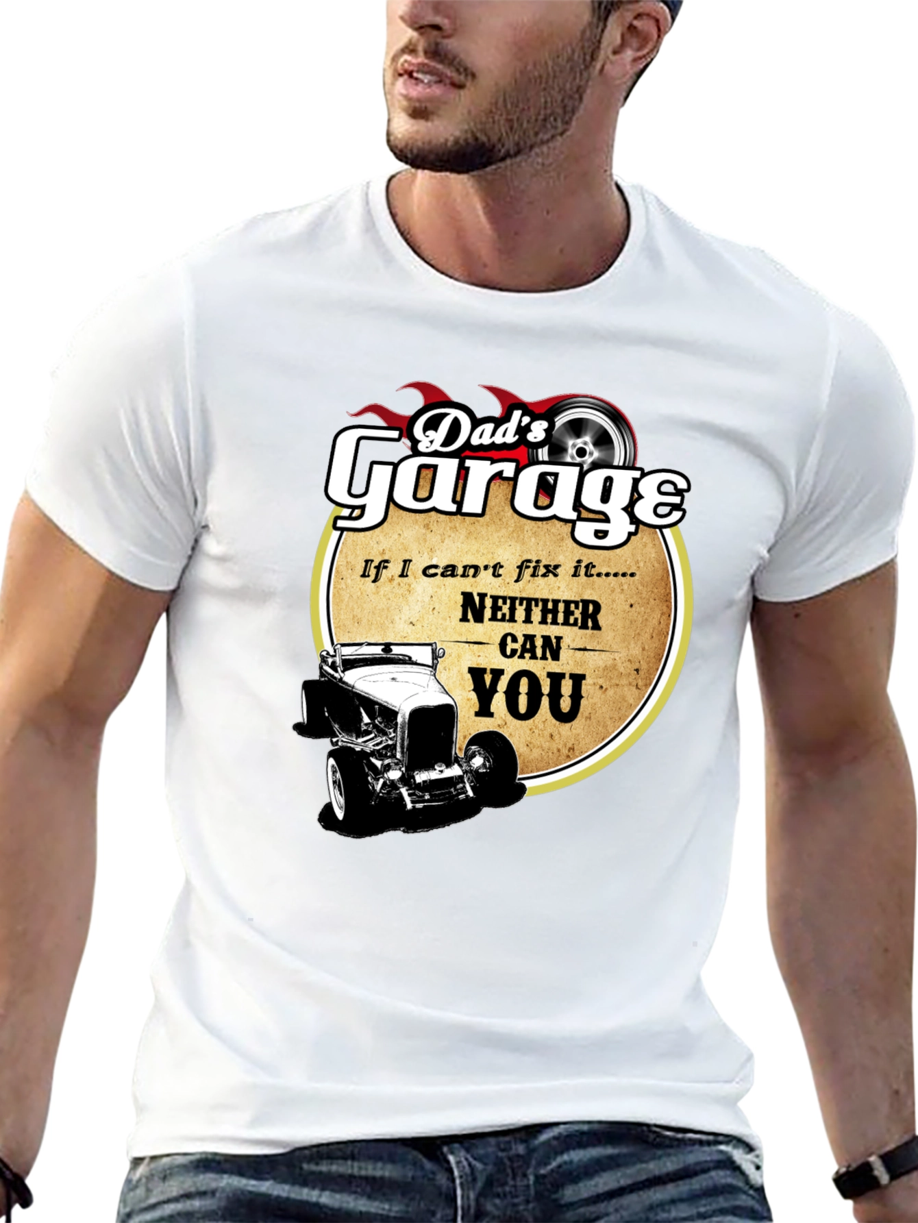 Dads Garage T-Shirt - Funny Car Lover Tee