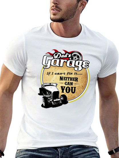 Dads Garage T-Shirt - Funny Car Lover Tee