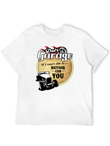 Dads Garage T-Shirt - Funny Car Lover Tee