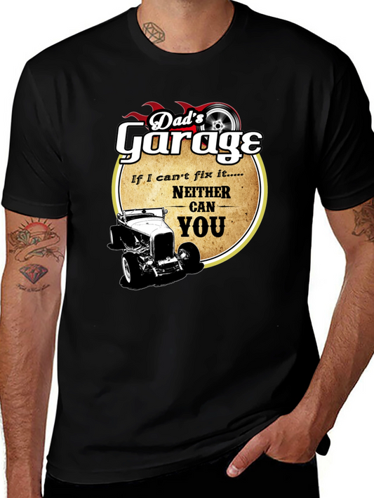 Dads Garage T-Shirt - Funny Car Lover Tee