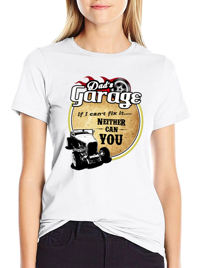 Dads Garage T-Shirt - Funny Car Lover Tee