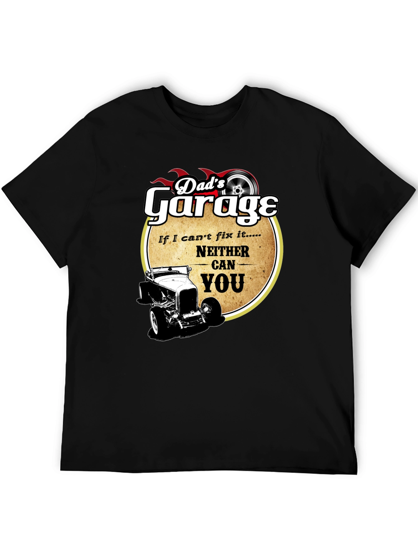 Dads Garage T-Shirt - Funny Car Lover Tee